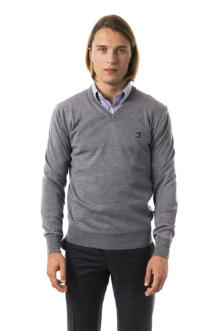 Uominitaliani Men's Gri Sweater