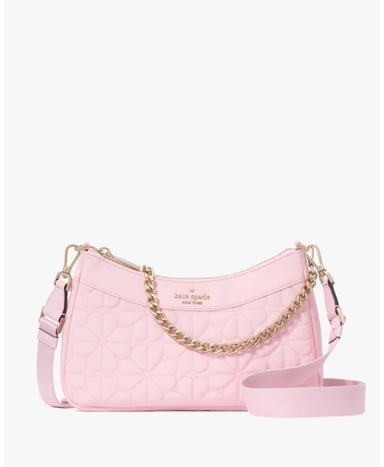 Spade Flower Quilted Spade Flower Quilted Poly Medium Convertible Crossbody