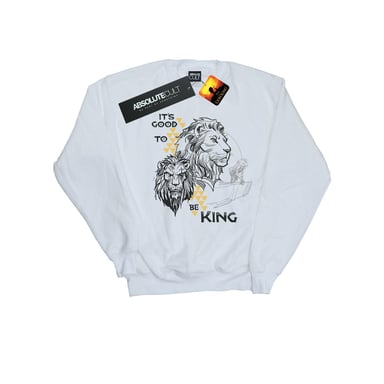 Disney Boys The Lion King Movie It´s Good To Be King Sweatshirt (White)