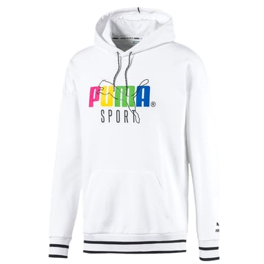Puma TFS Pullover Lange Mouw Wit Heren Hoodie 597340 02
