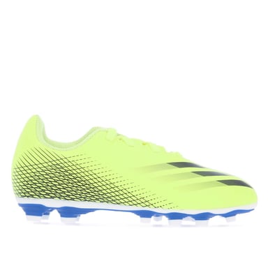 Boy's adidas Children X Ghosted.4 FxG Football Boots in Yellow