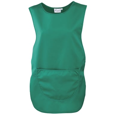 Premier Ladies/Womens Pocket Tabard (Pack of 2) (Emerald)