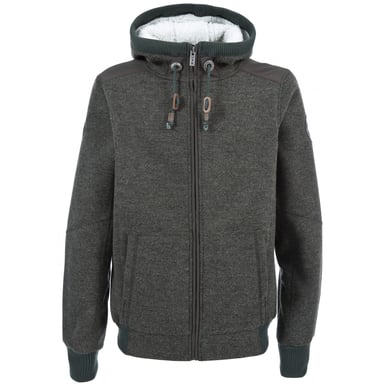 Trespass Mens Mathis Full Zip Knitted Fleece Jacket