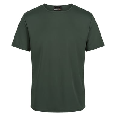 Regatta Mens Pro Reflective Moisture Wicking T-Shirt (Dark Green)