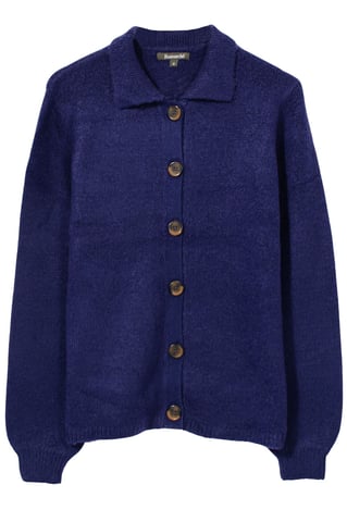 Button Front Collared Cardigan