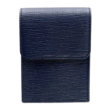Hackett London Mens Mayfair Curzon Card Holder in Navy