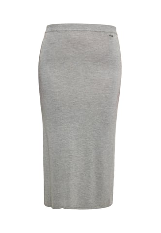 Dreimaster Skirt women light grey melange