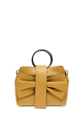 Roberta M SS22 RM 1627 Mustard Leather Bag
