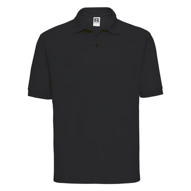 Russell Mens Classic Polycotton Polo Shirt (Black)