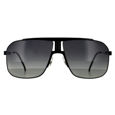Carrera Rectangle Mens Black Grey Gradient Polarised Sunglasses