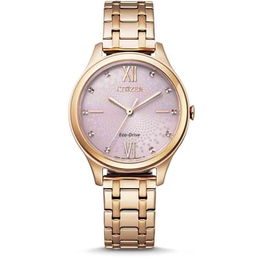 Citizen Women's Rose Gold Watch EM0503-75X