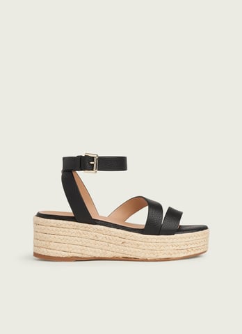 LK Bennett Siena Casual Sandals, Black