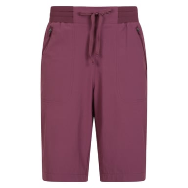 Mountain Warehouse Womens/Ladies Explorer Long Shorts (Burgundy)