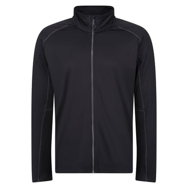 Regatta Mens Core Stretch Full Zip Midlayer (Black)