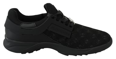 Plein Sport Women's Black Polyester Runner Beth Sneakers Shoes