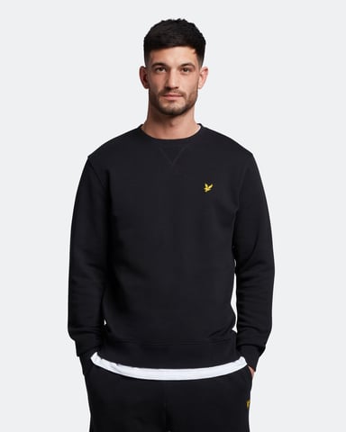 Lyle & Scott – Svart tröja med rund halsringning