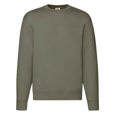 Fruit of the Loom Mens Premium Drop Shoulder Sweatshirt (Classic Olive)