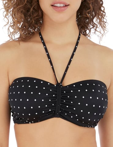 7233 Freya Jewel Cove Underwired Bandeau Bikini Top