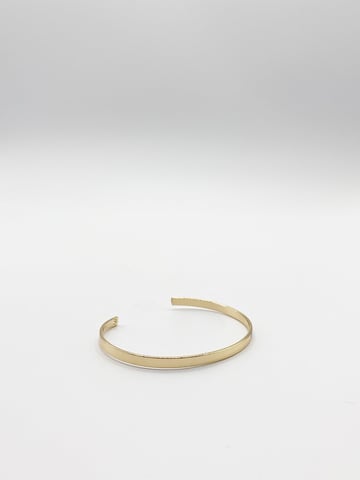 Gold Plain Band Bracelet