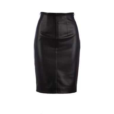Pleather Pencil Skirt