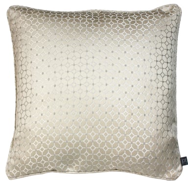Prestigious Textiles Frame Geborduurde Geometrische Bies Omkeerbare Kussenhoes