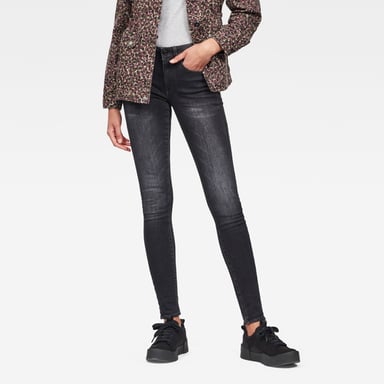 G-Star RAW 3301 Studs Mid Skinny Jeans