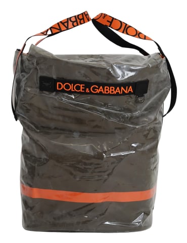 Dolce & Gabbana katoenen mannen grote stof groen winkelen Tote herentas