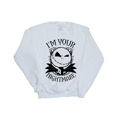 Disney Womens/Ladies Nightmare Before Christmas Nightmare Sweatshirt (White)