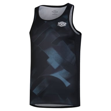 Umbro Mens Pro Training Vest Top (Black/Phantom Grey/Stargazer)