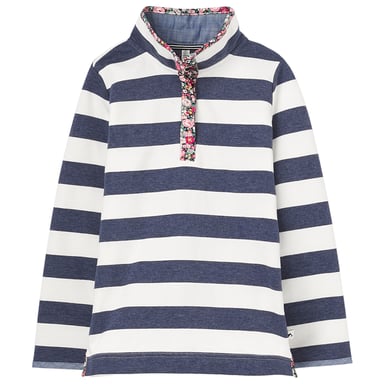 Joules Girls Saunton Funnel Neck Printed Sweatshirt