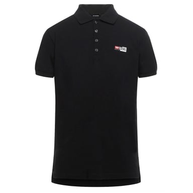 Diesel T-Weet-Spilt Svart Polotröja
