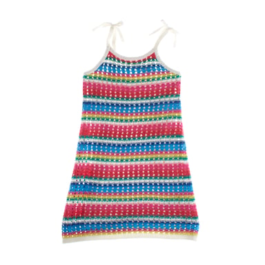 Crochet knit dress 664324 girl
