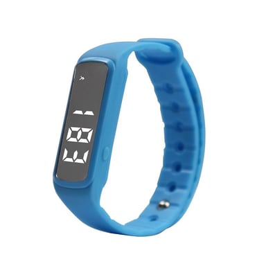 Aquarius AQ114 Teen Fitness Activity 3D Pedometer LED Tracker Blue