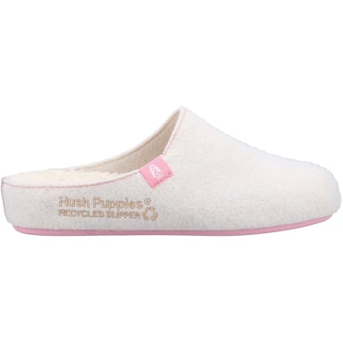Hush Puppies The Good 90% Gerecycled RPET Polyester Damesslippers Beige