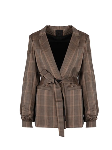 Pinko Jacket Giornale Woman's Brown