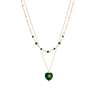 Necklace Luxenter Besya finished in 18k yellow gold