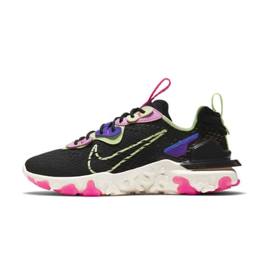 Nike React Vision Women's Shoe Black/Royal Pulse/Beyond Pink/Barely Volt