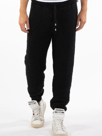 Takeshy Kurosawa Trousers Boucle Men's Black