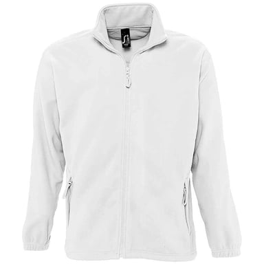 SOLS Womens/Ladies North Full Zip Fleece Jacket (White)