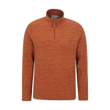 Mountain Warehouse Mens Snowdon II Fleece Top (Rust)