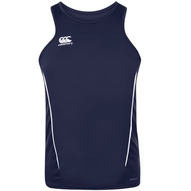 Canterbury Mens Team Dry Moisture Wicking Singlet Vest