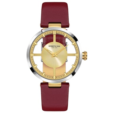 Kenneth Cole Ladies Watch Quartz gold silver