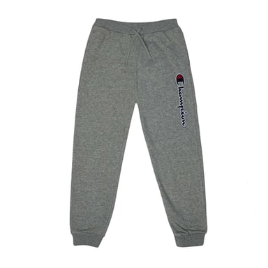 Boy's Champion Junior Cuffed Jog Pant in Grey Marl