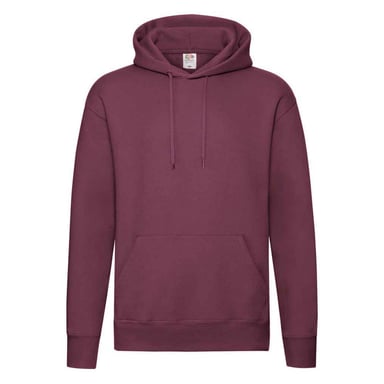 Fruit of the Loom Mens Premium Hoodie (Burgundy)