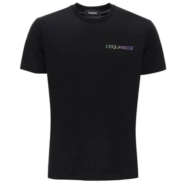Dsquared2 Cool Fit Palm Beach Logo T-shirt, svart