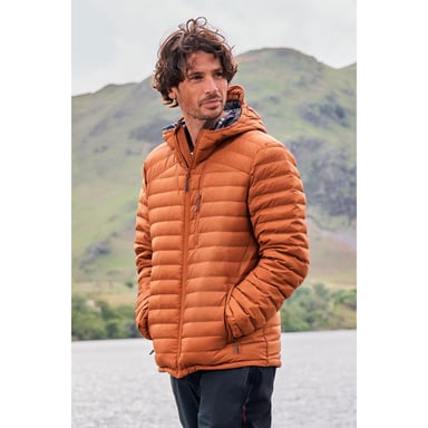 Mountain Warehouse Mens Henry II Extreme Down Filled Padded Jacket (Rust)