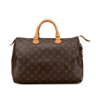 Vintage Louis Vuitton Monogram Speedy 35 Brown