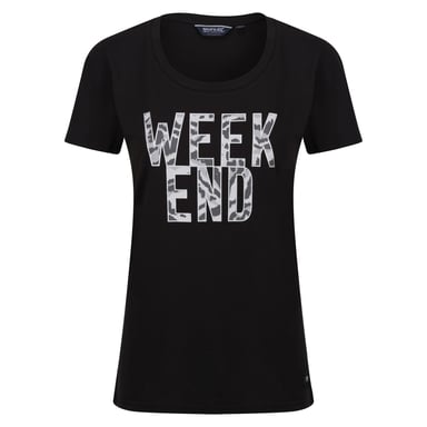 Regatta Womens/Ladies Filandra VII Week End T-Shirt (Black)