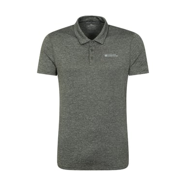 Mountain Warehouse Mens Agra Stripe Polo Shirt (Green)