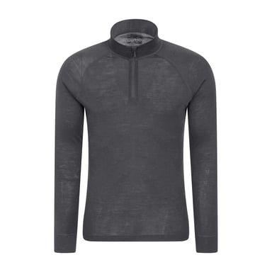 Mountain Warehouse Mens Merino II Base Layer Top (Grey)
